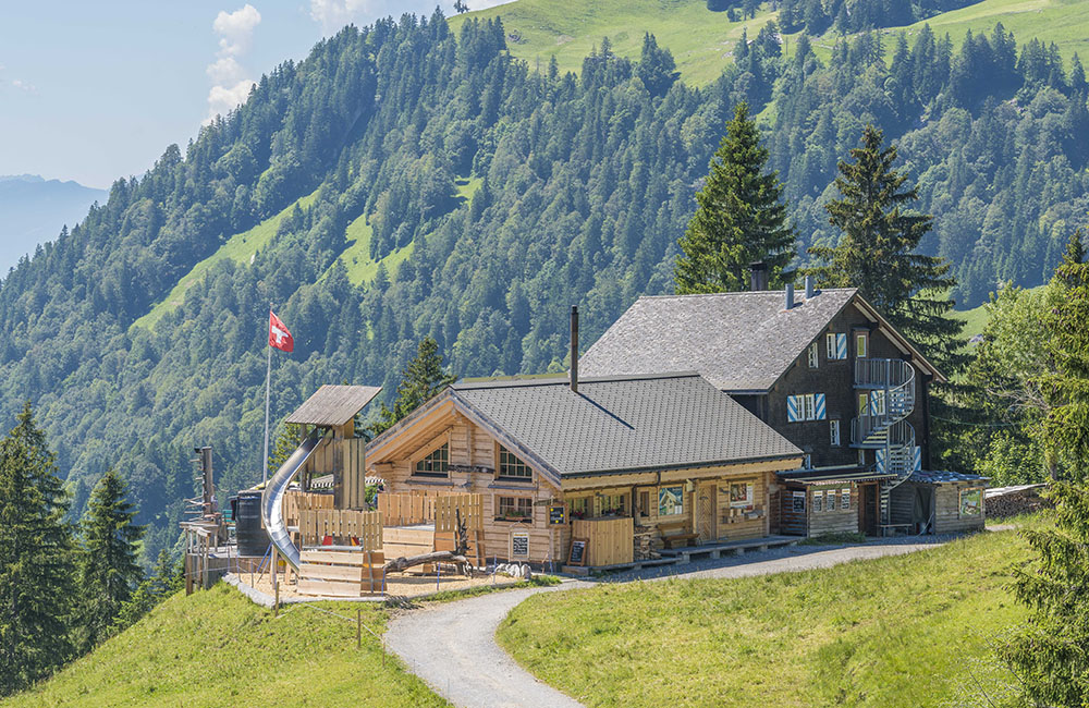 Restaurant Sonnenhütte, am Wanderweg Ibergeregg Holzegg, Ibergeregg